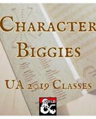 Character Biggies UA 2019