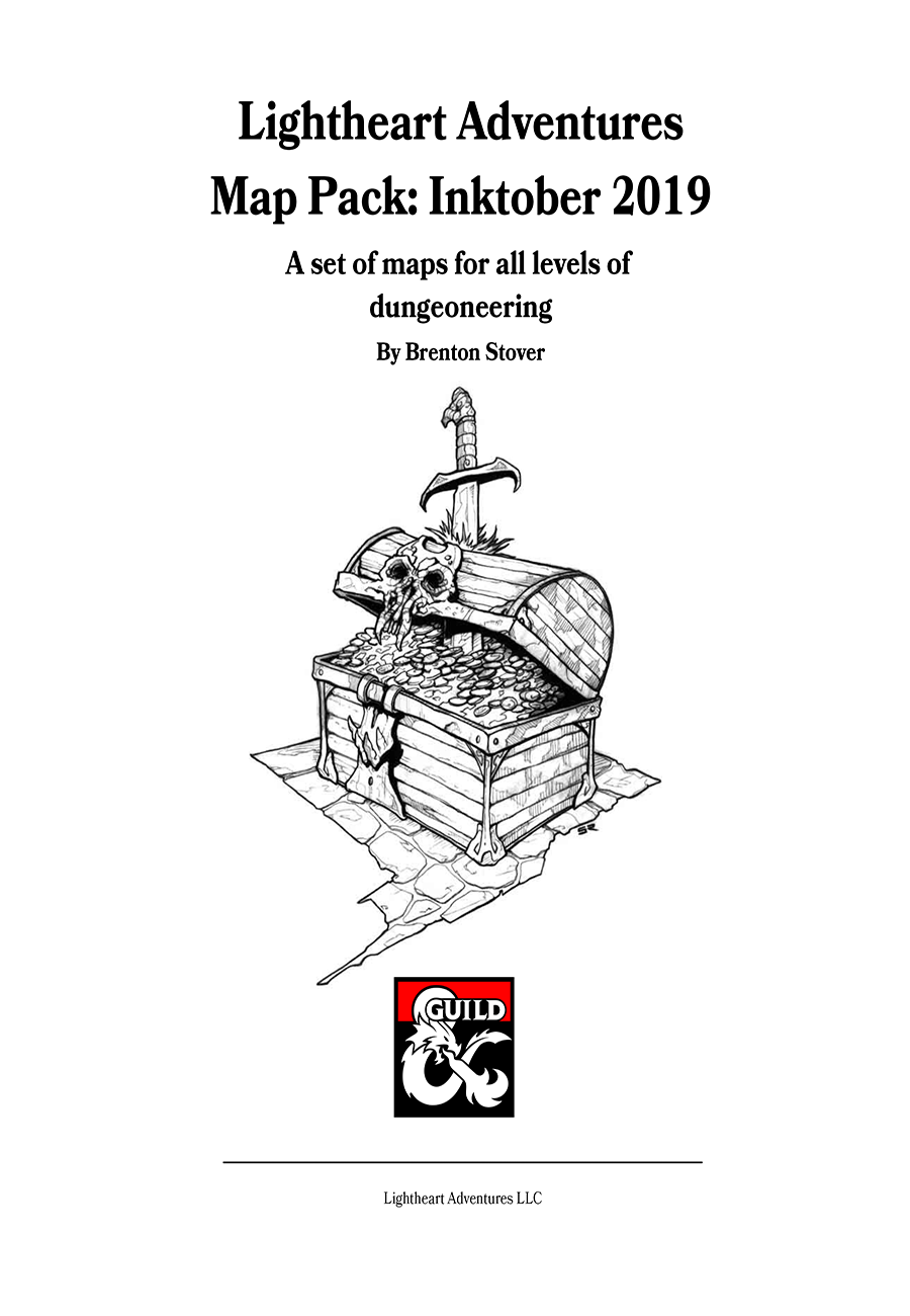 Lightheart Adventures Map Pack: Inktober 2019 - Dungeon Masters Guild ...