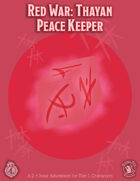 CCC-QUAKE-01: Red War: Thayan Peace Keeper
