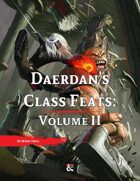 Daerdan's Class Feats | Volume II
