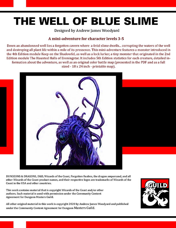 The Well of Blue Slime - Dungeon Masters Guild | DriveThruRPG