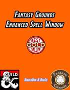 Fantasy Grounds Enhanced Spell Window