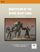 Habitation of the Stone Giant Lord (5E)
