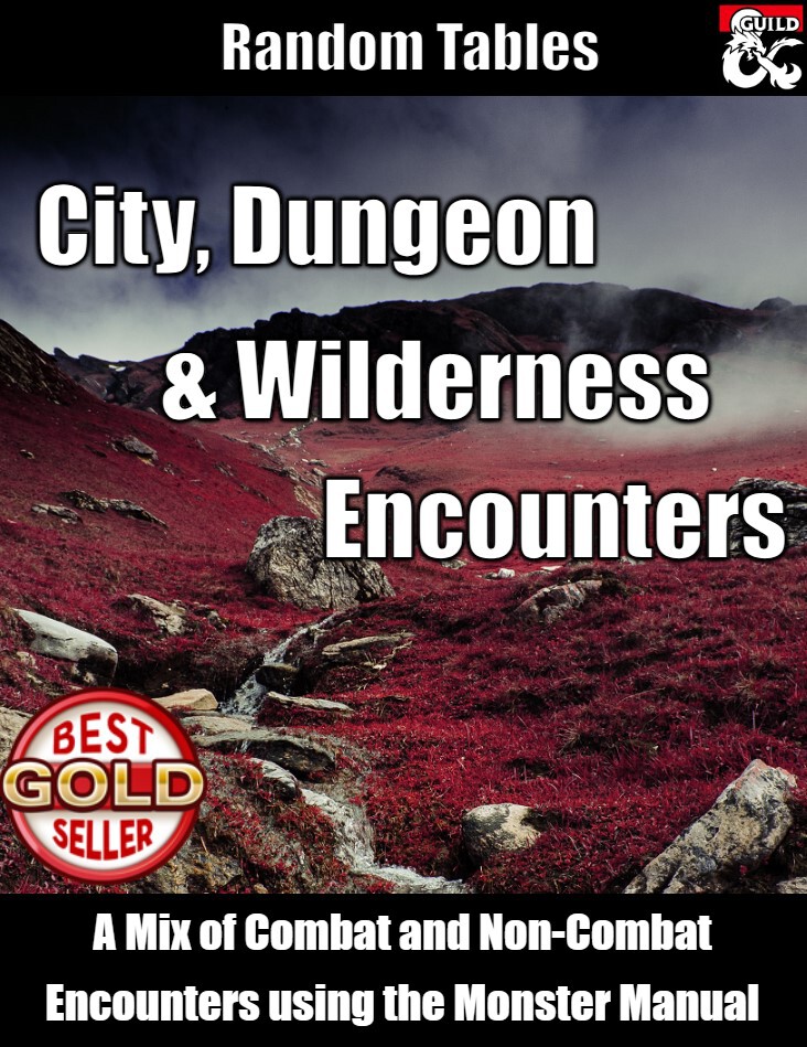 City Dungeon And Wilderness Encounters Using The Monster Manual