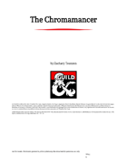 The Chromamancer: an Artificer Subclass