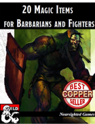 20 Magic Items for Barbarians and Fighters