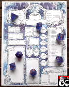 Underdark Character Sheets Set
