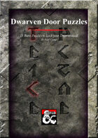 Dwarven Door Puzzles