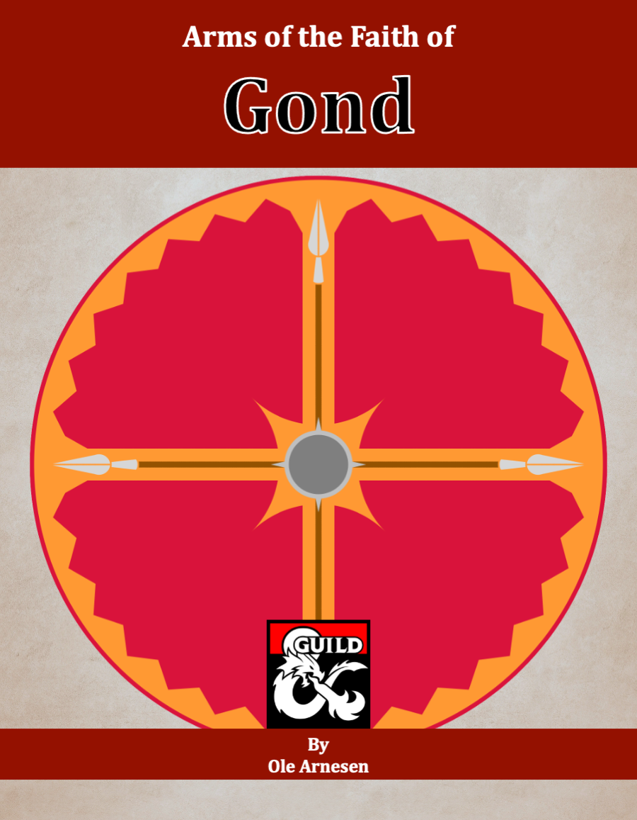 Arms of the Faith of Gond - Dungeon Masters Guild | DriveThruRPG