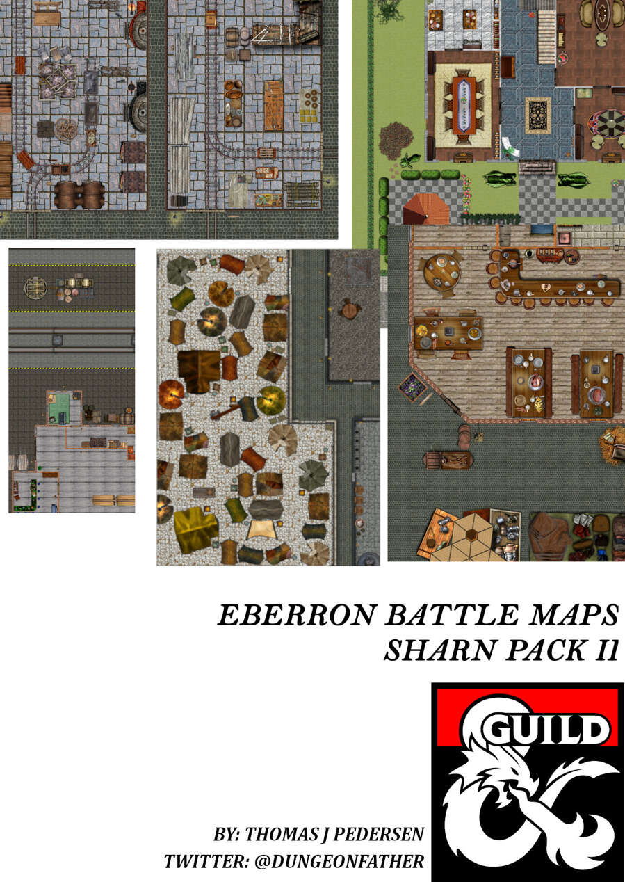Eberron Battlemaps - Sharn Pack 2 - Dungeon Masters Guild