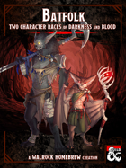 {WH} Batfolk! The Nycter and the Desmodu, Two Character Races of Darkness and Blood!