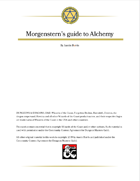 Morgenstern’s guide to Alchemy