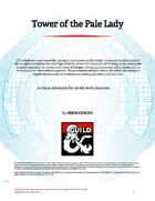 Tower of the Pale Lady • 1st tier Adventure (5e)