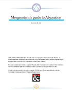 Morgenstern’s guide to Abjuration