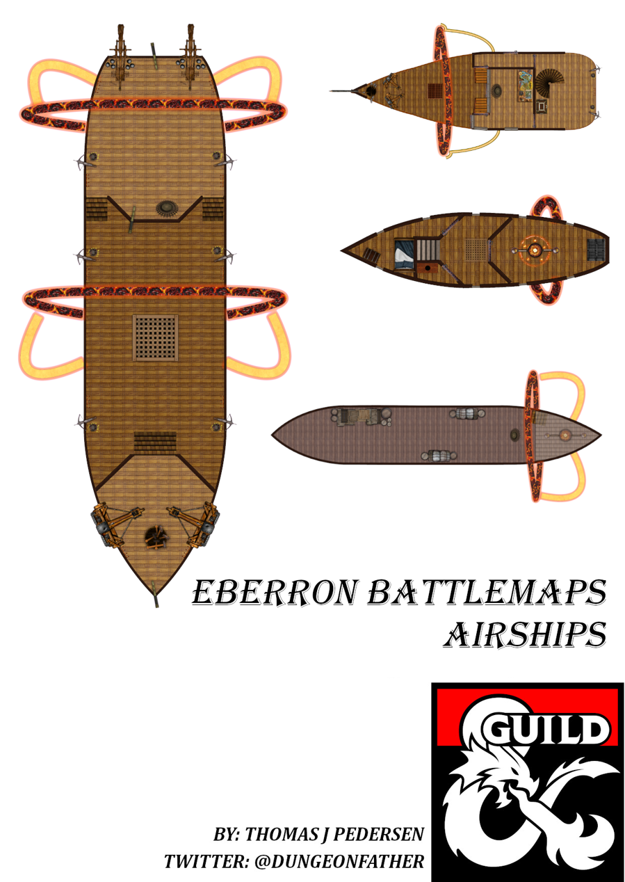 Eberron Battlemaps - Airships - Dungeon Masters Guild | DriveThruRPG