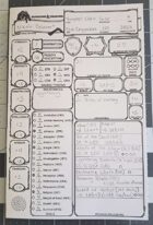 5e Booklet Character Sheet