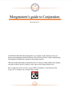 Morgenstern’s guide to Conjuration