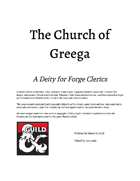 The Church of Greega