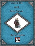 Critical Hit and Miss Charts