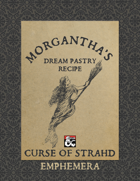 Morgantha's Dream Pastry Recipe: Curse of Strahd Ephemera