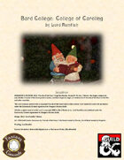 Bard College: College of Caroling (Fantasy Grounds)