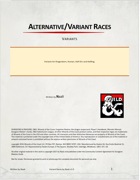 Alternative/Variant Races