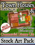 Town Houses - Stock Art Pack