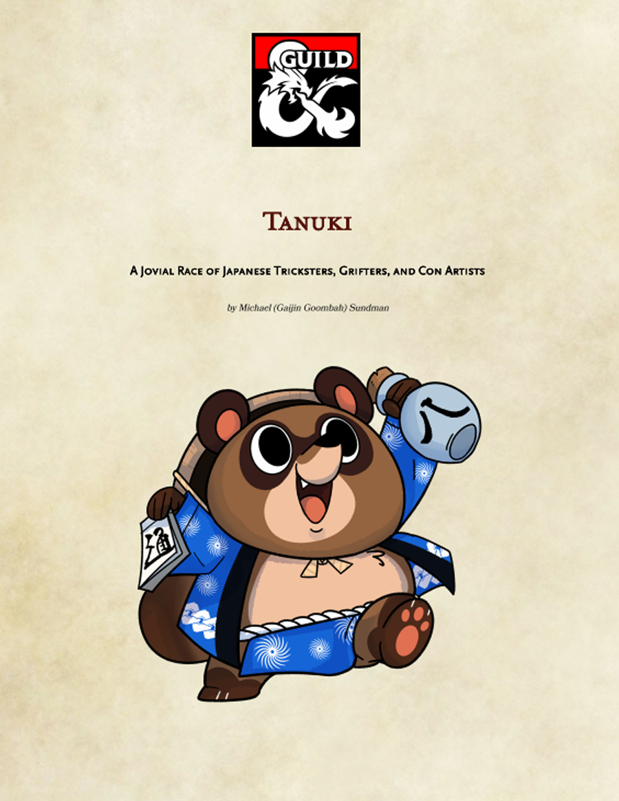 Tanuki, A Jovial Race of Japanese Tricksters, Grifters, and Con