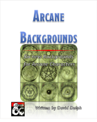 Arcane Backgrounds