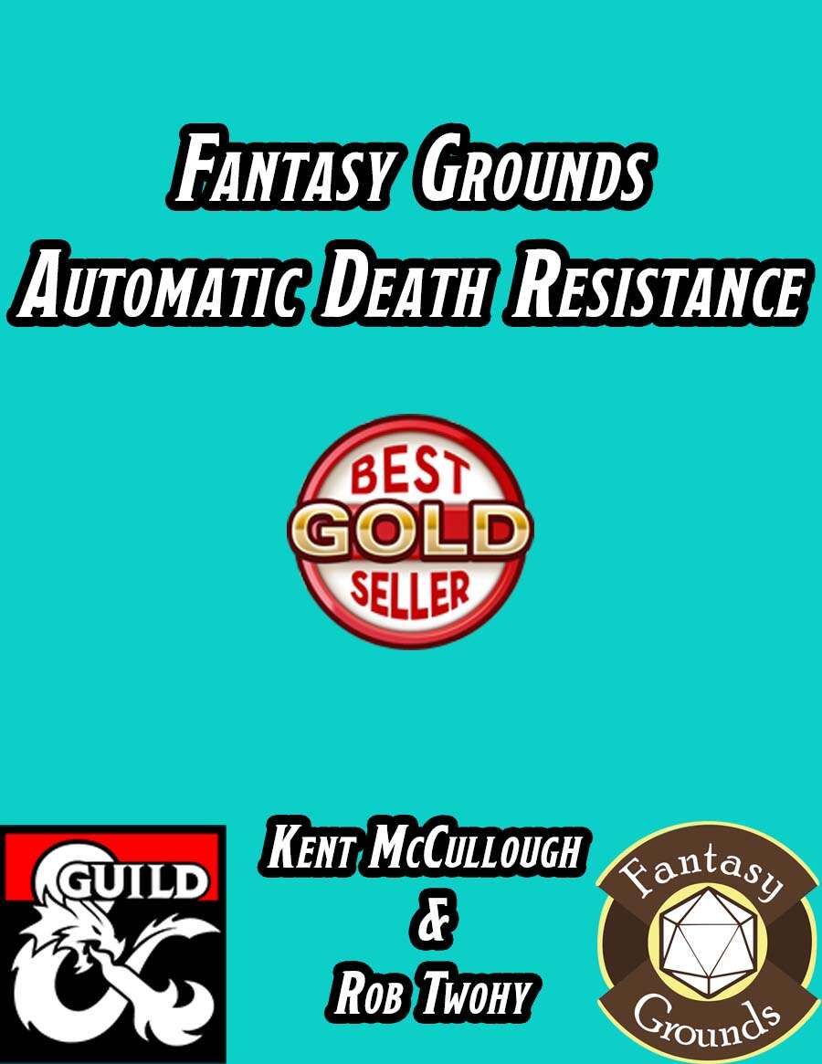 Fantasy Grounds Automatic Death Resistance
