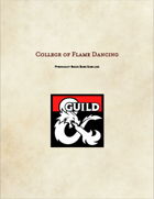 Bard Subclass - College of Flame-Dancing