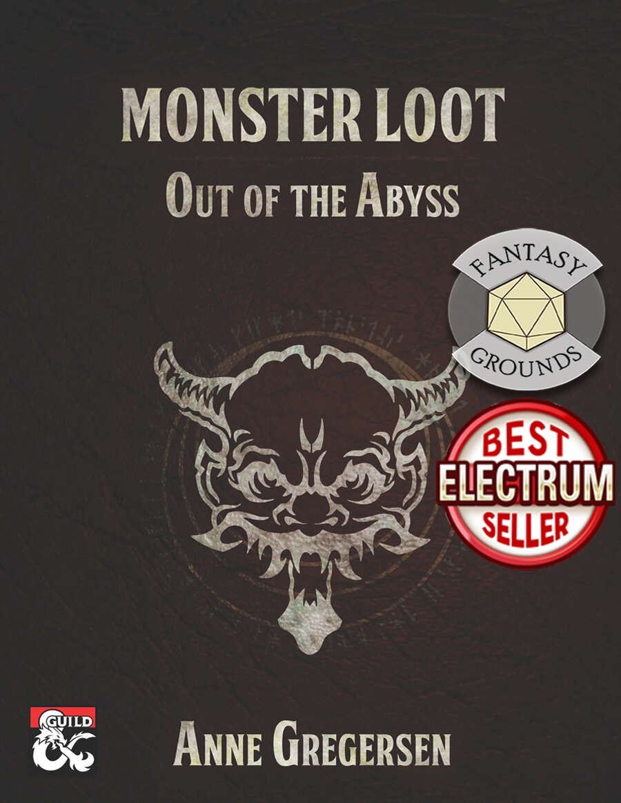 【レア】ライフストーム MUTI-USER DUNGEON Monster Loot – Out of the Abyss (Fantasy Grounds) - Dungeon