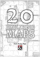 20 Black and White Building Maps
