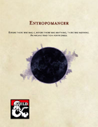 Entropomancer - An Arcane Tradition for Wizards - 5e