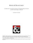 Bonds & Backstories