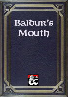 Baldur's Mouth Newspaper Template