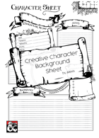 Character Background Sheet
