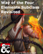 Elemental Traditions Monk Subclasses