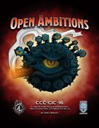 CCC-CIC-16 Open Ambitions