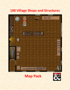 100 Village Shops and Structures Map Pack