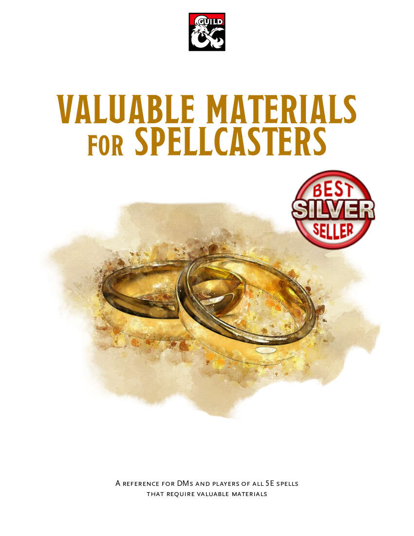 Valuable Materials for Spellcasters Dungeon Masters Guild DriveThruRPG