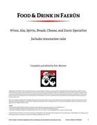 Food and Drink in Faerun