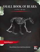 Small Book of Bears: Extinct Bears