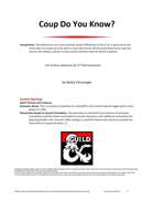 Coup Do You Know?