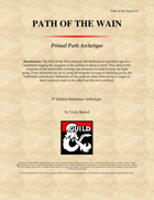 Primal Path: Path of the Wain