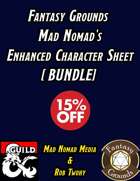 Fantasy Grounds Mad Nomad's Enhanced Character Sheet [BUNDLE]