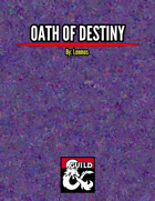 Oath of Destiny - Paladin Oath