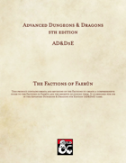 AD&D5E: The Factions of Faerûn