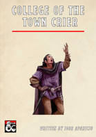 BARD - COLLEGE OF THE TOWN CRIER