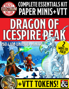 Essentials Kit Paper Miniatures & VTT: Dragon of Icespire Peak